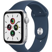 Apple Watch SE 40 мм (алюминий серебристый/синий омут спортивный)