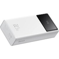 Внешний аккумулятор Baseus Star-Lord Digital Display Fast Charging Power Bank 30000mAh 22.5W (белый) - Превью изображения №4 — Интернет-магазин Teono.by