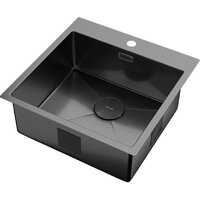 Кухонная мойка ZorG Zerox 51 IF PVD Gunblack - Превью изображения №2 — Интернет-магазин Teono.by