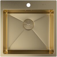 Кухонная мойка ZorG Zerox 51 IF PVD Gold - Превью изображения №3 — Интернет-магазин Teono.by