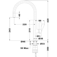 Смеситель TEKA Fot 116030024 - Превью изображения №2 — Интернет-магазин Teono.by