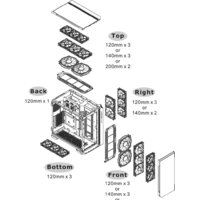 Thermaltake View 51 TG Snow ARGB CA-1Q6-00M6WN-00 Image #15