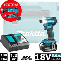 Винтоверт Makita DTD172RT1J (с 1-м АКБ, кейс) - Превью изображения №2 — Интернет-магазин Teono.by