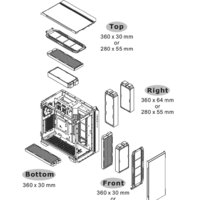 Корпус Thermaltake View 51 TG ARGB CA-1Q6-00M1WN-00 - Превью изображения №14 — Интернет-магазин Teono.by
