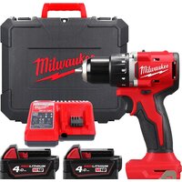Milwaukee M18 M18BLDDRC-402C 4933492834 (с 2-мя АКБ 4 Ач, кейс) Image #1