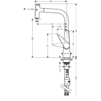 Смеситель Hansgrohe Talis Select S 72821000 - Превью изображения №2 — Интернет-магазин Teono.by