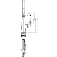 Смеситель Hansgrohe Talis Select S 72821000 - Превью изображения №3 — Интернет-магазин Teono.by