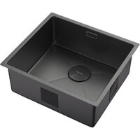 Кухонная мойка ZorG Zerox 49 U / IF Zurinox PVD Gunblack - Превью изображения №2 — Интернет-магазин Teono.by