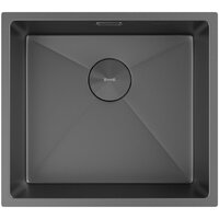 Кухонная мойка ZorG Zerox 49 U / IF Zurinox PVD Gunblack - Превью изображения №3 — Интернет-магазин Teono.by