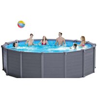 Каркасный бассейн Intex Graphite Gray Panel 26384 (478х124) - Превью изображения №2 — Интернет-магазин Teono.by