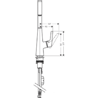 Смеситель Hansgrohe Talis Select S 72821800 - Превью изображения №3 — Интернет-магазин Teono.by