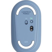 Мышь Logitech M350 Pebble (голубой) - Превью изображения №4 — Интернет-магазин Teono.by