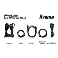 Монитор iiyama ProLite X4373UHSU-B1 - Превью изображения №9 — Интернет-магазин Teono.by