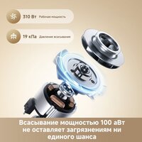 Пылесос Dreame Cordless Vacuum Cleaner R10s Essential VZV29A (евровилка, белый) - Превью изображения №6 — Интернет-магазин Teono.by