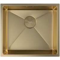 Кухонная мойка ZorG Zerox 49 U / IF PVD Gold - Превью изображения №3 — Интернет-магазин Teono.by