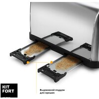 Тостер Kitfort KT-2016 - Превью изображения №4 — Интернет-магазин Teono.by