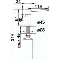Blanco Lato (хром/черный) Image #2