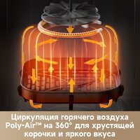 Аэрогриль (аэрофритюрница) Trouver Air Fryer FD10 Pro VFF12A (черный) - Превью изображения №5 — Интернет-магазин Teono.by