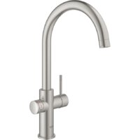 Смеситель Grohe Red Duo 30083DC1 (сталь) - Превью изображения №2 — Интернет-магазин Teono.by