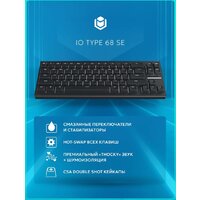 Клавиатура IO by Red Square Type 68 SE g3ms Sapphire V2 (черный) - Превью изображения №4 — Интернет-магазин Teono.by