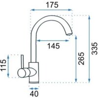 Смеситель Rea Talisa REA-B1020 (золотой) - Превью изображения №9 — Интернет-магазин Teono.by