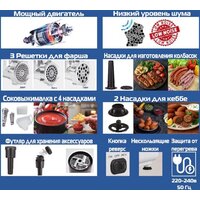Мясорубка Renova MG220-R1SL - Превью изображения №2 — Интернет-магазин Teono.by