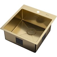 Кухонная мойка ZorG Zerox 46 IF PVD Gold - Превью изображения №2 — Интернет-магазин Teono.by