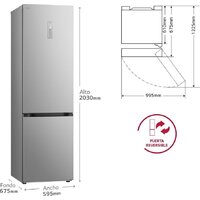 Холодильник LG DoorCooling+ GBV7270EPY - Превью изображения №3 — Интернет-магазин Teono.by