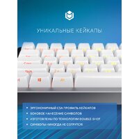 Клавиатура IO by Red Square Custom 68 g3ms Zircon (белый) - Превью изображения №8 — Интернет-магазин Teono.by
