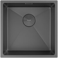 Кухонная мойка ZorG Zerox 44 U / IF Zurinox PVD Gunblack - Превью изображения №3 — Интернет-магазин Teono.by