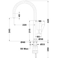 Смеситель TEKA Maestro 116030048 - Превью изображения №2 — Интернет-магазин Teono.by