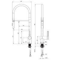 Смеситель Deante Magnetic BRM F75M - Превью изображения №11 — Интернет-магазин Teono.by