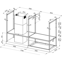 Faber T-Shelf EV8 BK Matt A180 325.0606.131 Image #6