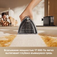 Пылесос Dreame Portable Carpet Spot Cleaner N20 Steam HNR27A (евровилка, черный) - Превью изображения №14 — Интернет-магазин Teono.by