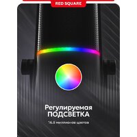 Проводной микрофон Red Square Condenser RS803 (серый) - Превью изображения №7 — Интернет-магазин Teono.by