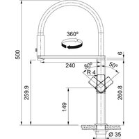 Смеситель Franke Centinox Neo 115.0547.855 - Превью изображения №9 — Интернет-магазин Teono.by