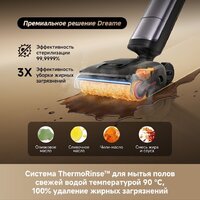 Вертикальный моющий пылесос Dreame H16 Pro Steam Wet and Dry Vacuum HHR48F (евровилка) - Превью изображения №10 — Интернет-магазин Teono.by