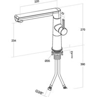 Смеситель Villeroy & Boch Sorano LC 926700LC - Превью изображения №2 — Интернет-магазин Teono.by