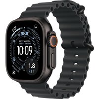 Apple Watch Ultra 3 LTE 49 мм (титановый корпус, черный/черный, ремешок из эластомера)