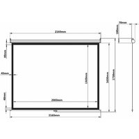 Проекционный экран BRAUBERG Wall 4:3 (150x200) 236728 - Превью изображения №9 — Интернет-магазин Teono.by