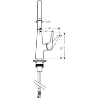 Смеситель Hansgrohe Talis S 72810000 - Превью изображения №3 — Интернет-магазин Teono.by