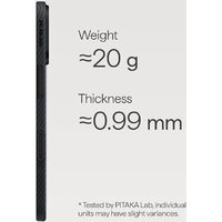 Чехол для телефона Pitaka Ultra-Slim для iPhone 17 (600D Black/Grey Twill) - Превью изображения №2 — Интернет-магазин Teono.by