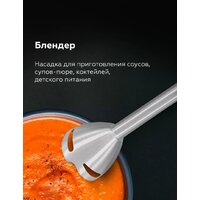 Погружной блендер BQ HB601S (сталь/черный) - Превью изображения №6 — Интернет-магазин Teono.by