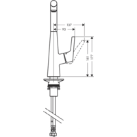Смеситель Hansgrohe Talis Select S 72820000 - Превью изображения №3 — Интернет-магазин Teono.by