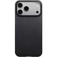 Pitaka Ultra-Slim для iPhone 17 Pro Max (600D Black/Grey Twill)