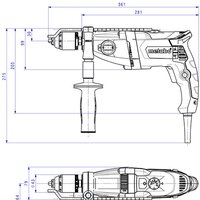 Ударная дрель Metabo SBEV 1300-2 S 600786500 - Превью изображения №2 — Интернет-магазин Teono.by