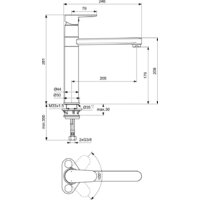 Смеситель Ideal Standard Cerafine O BC501 - Превью изображения №2 — Интернет-магазин Teono.by