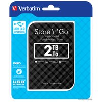 Verbatim Store 'n' Go USB 3.0 2TB Черный [53195] Image #4
