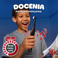 Электрическая зубная щетка Oral-B iO Kids Marvel Spiderman с футляром (черный) - Превью изображения №4 — Интернет-магазин Teono.by