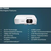 Проектор Epson EH-TW840 - Превью изображения №7 — Интернет-магазин Teono.by